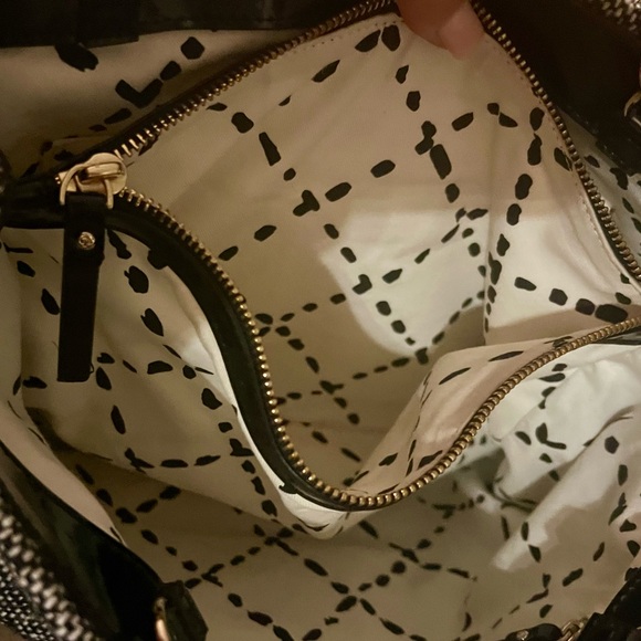 Kate Spade Black and Gray Tweed Shoulder Bag EUC - Picture 12 of 16